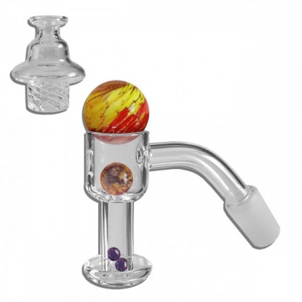 Black Leaf Terp Slurper Banger Set with Carb Cap